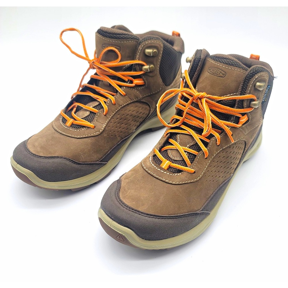 KEEN Terradora Explorer Mid WP Womens 10 Hiking Boots Canteen Curry 1027924